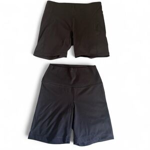Set of Two Black Workout Shorts